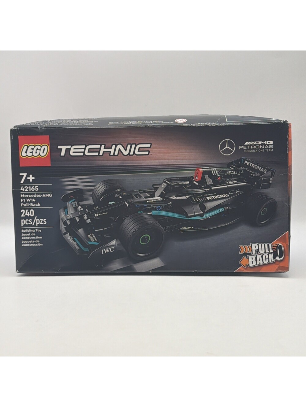 LEGO Technic 42165 Mercedes F1 W14 Pull-Back 240pcs New Sealed